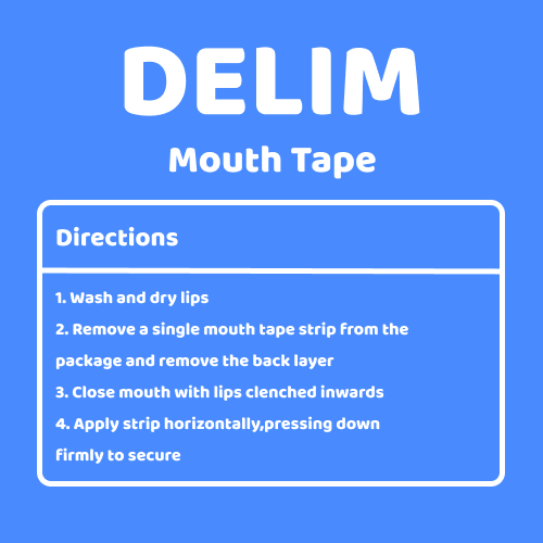 DELIM Mouth Tape – 30 Pack