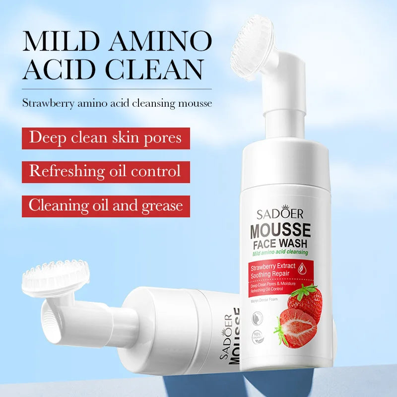 SADOER Fruits Facial Cleanser – Deep Cleansing and Hydrating Foam