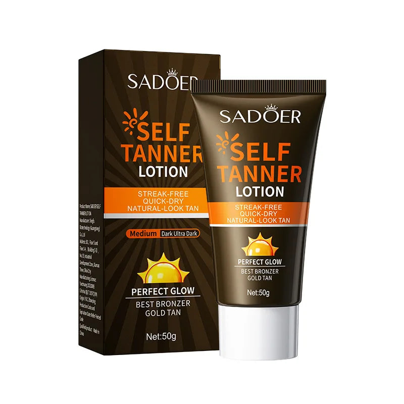 SADOER Natural Self Tanner and Bronzer – 50g