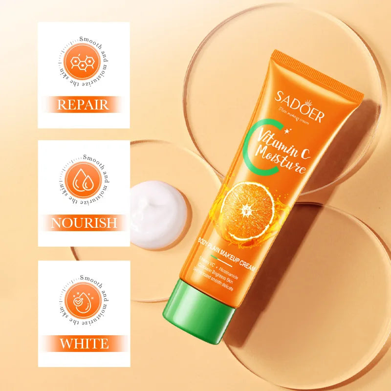 SADOER Vitamin C Body Cream – Moisturizing & Brightening