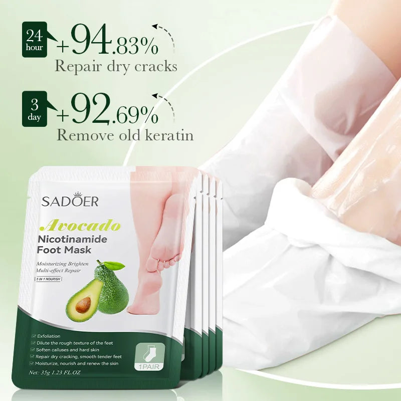 SADOER Fruit Foot Peeling Mask – Exfoliating & Moisturizing