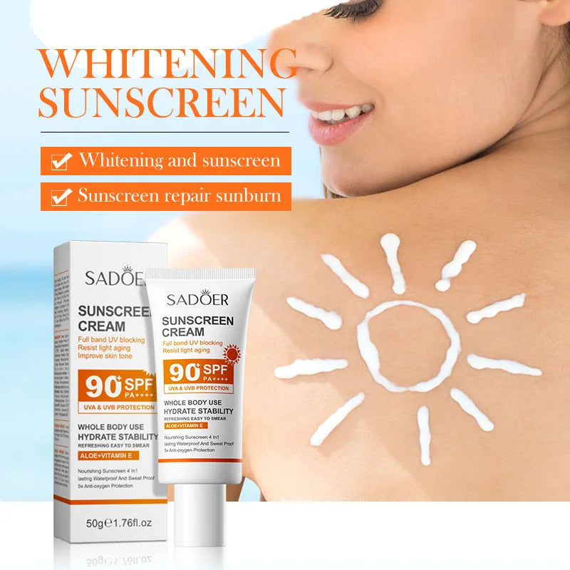 SADOER SPF 90+ Sunscreen – Ultimate Sun Protection and Skin Care