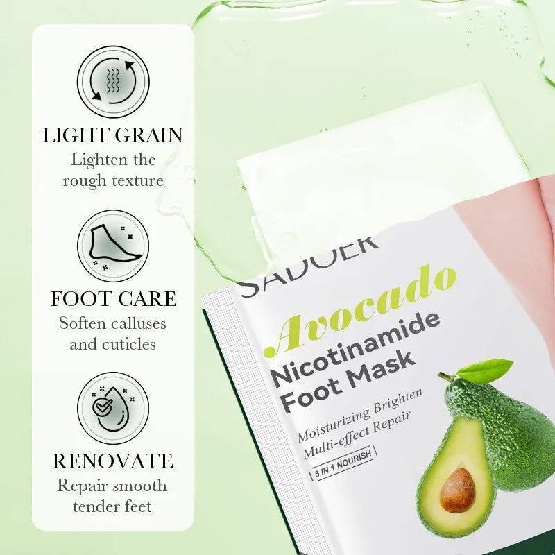 SADOER Fruit Foot Peeling Mask – Exfoliating & Moisturizing