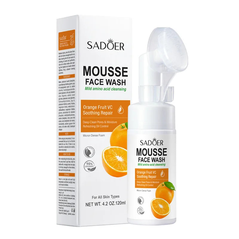 SADOER Fruits Facial Cleanser – Deep Cleansing and Hydrating Foam