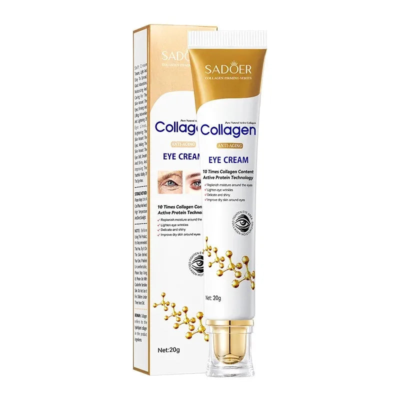 SADOER Collagen Retinol Eye Cream – Anti-Dark Circles & Firming